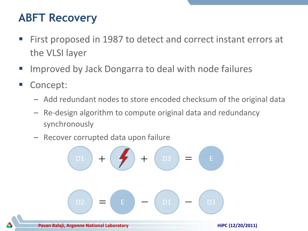 abft recovery