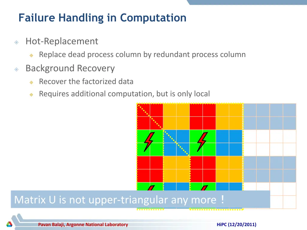 failure handling in computation