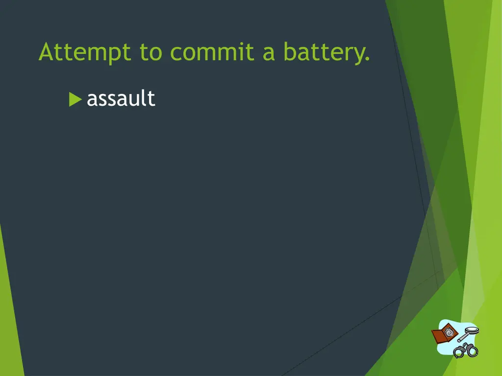 attempt to commit a battery