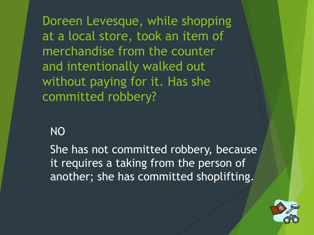 doreen levesque while shopping at a local store