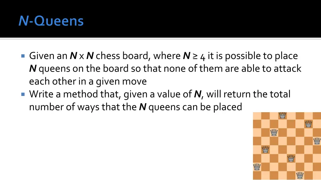 given an n x n chess board where