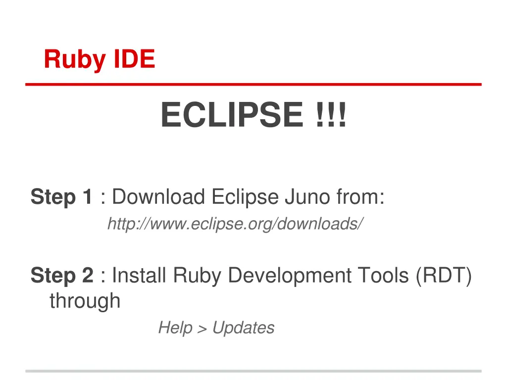 ruby ide
