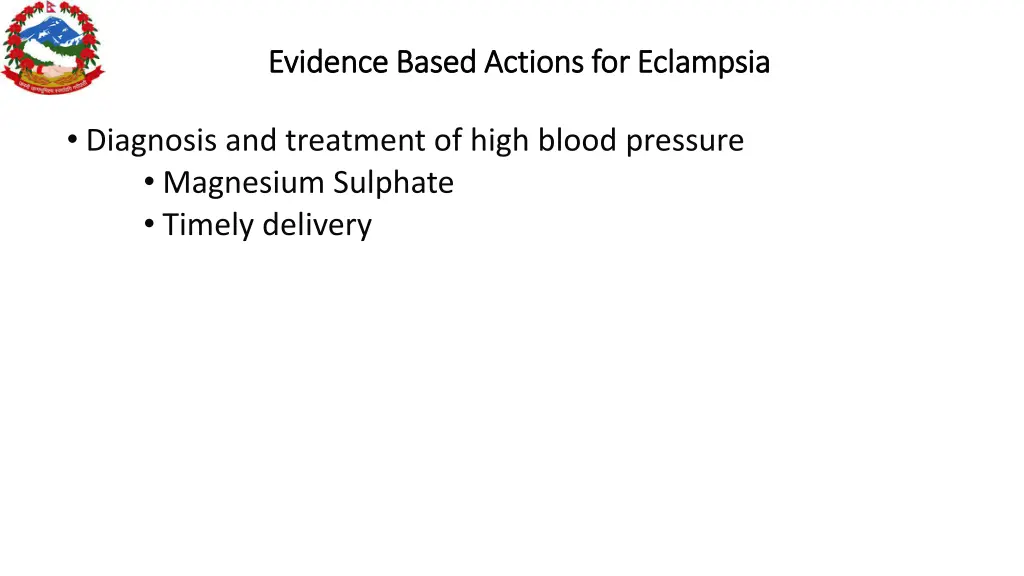 evidence based actions for evidence based actions