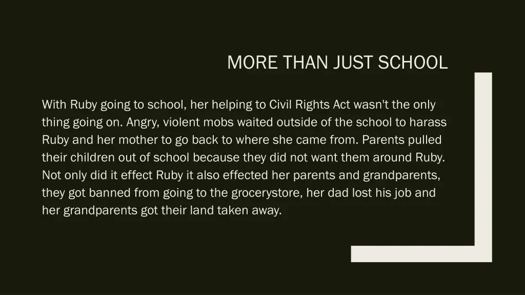 more than just school