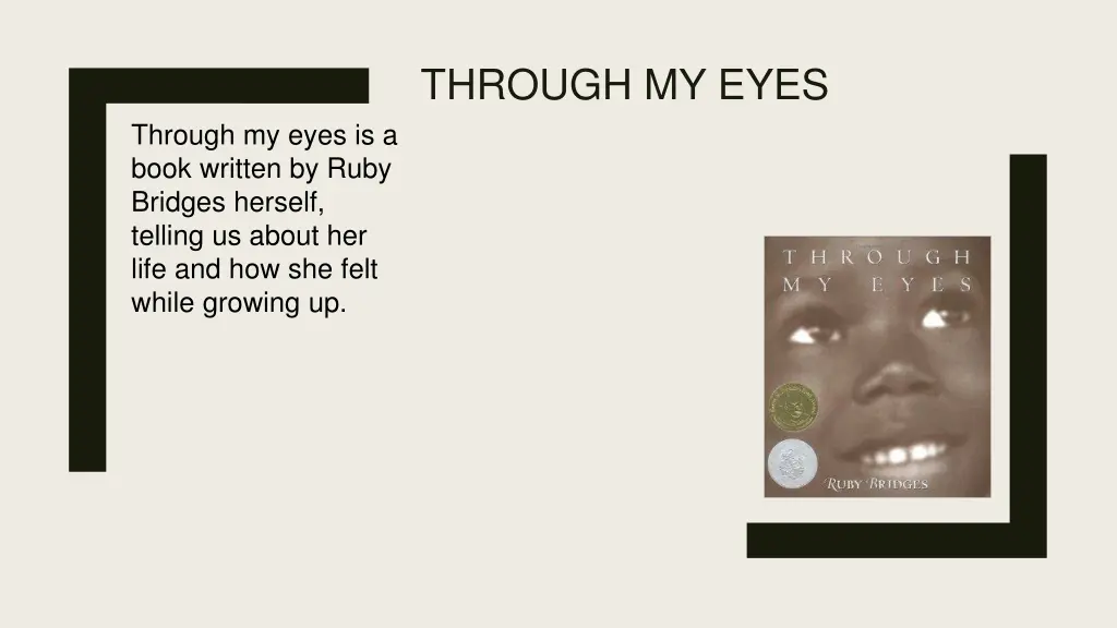 through my eyes