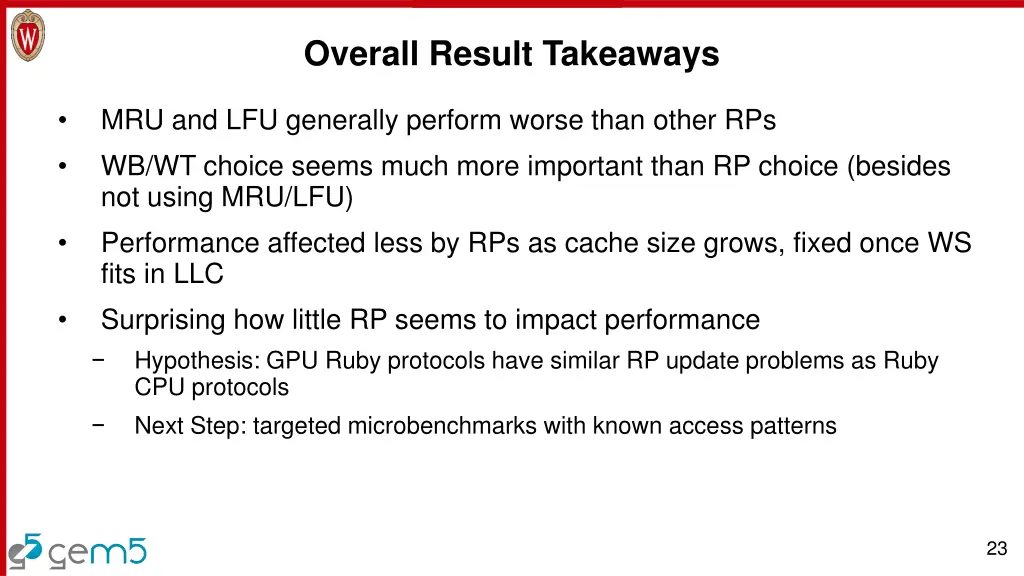 overall result takeaways