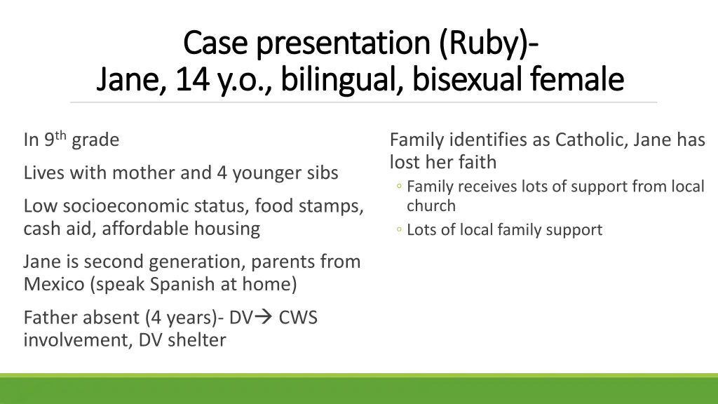 case presentation ruby case presentation ruby