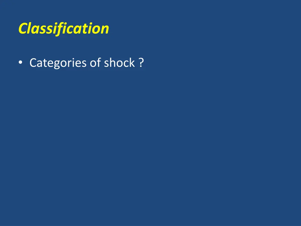 classification