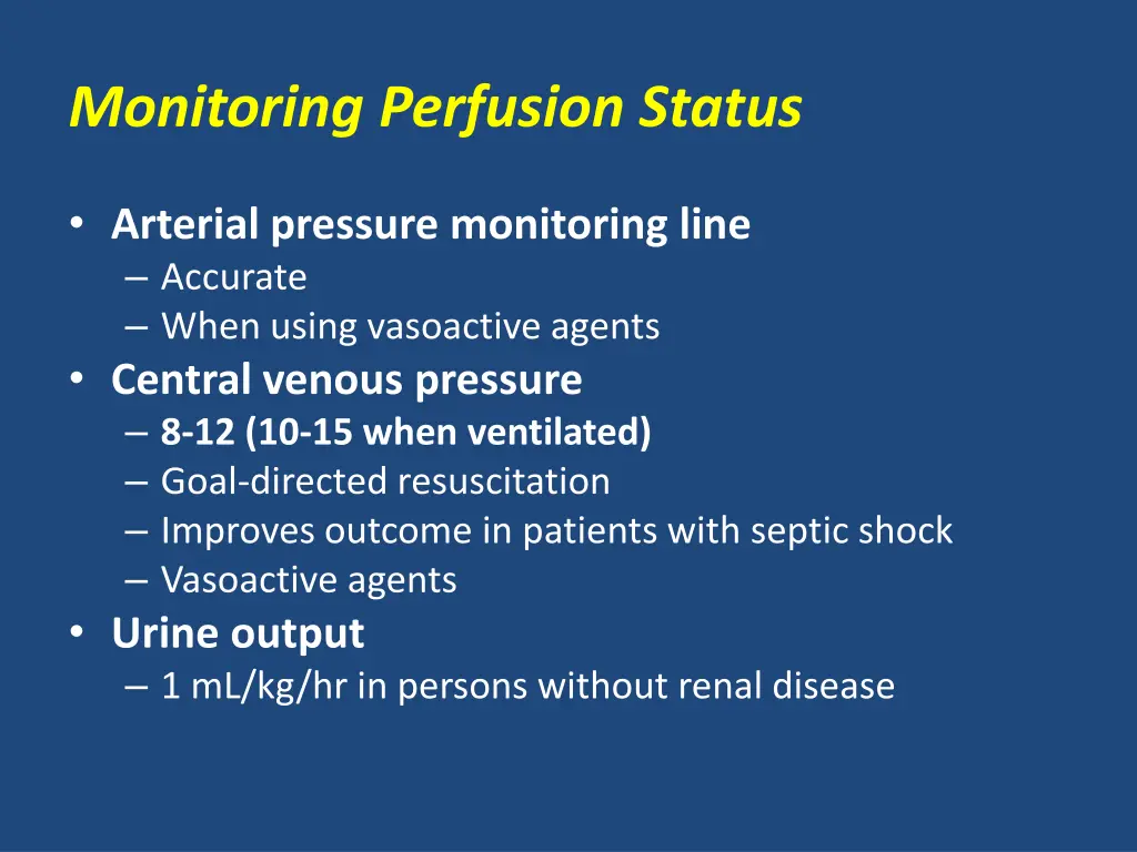 monitoring perfusion status 1
