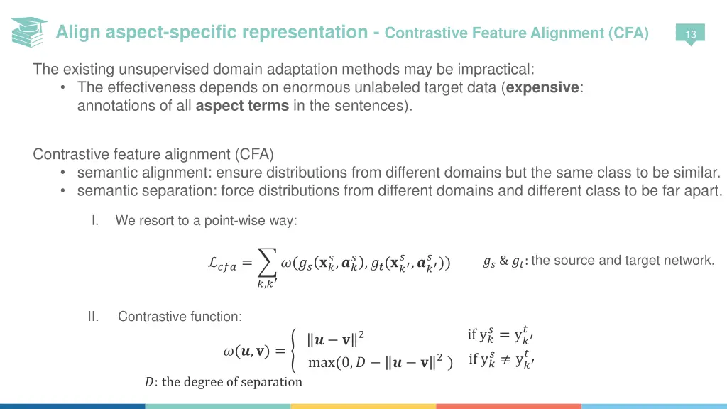 align aspect specific representation contrastive
