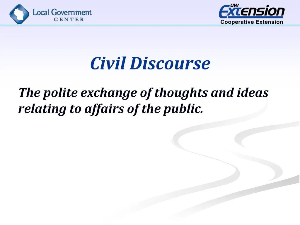 civil discourse