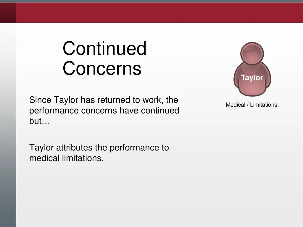 continued concerns