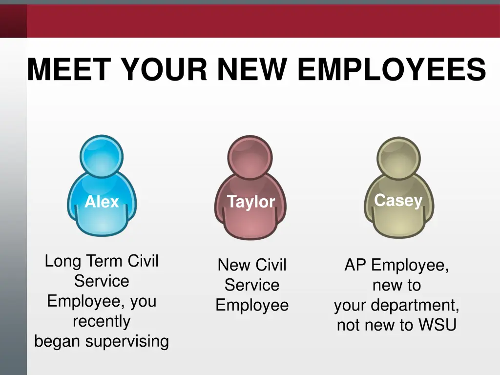 meet your new employees