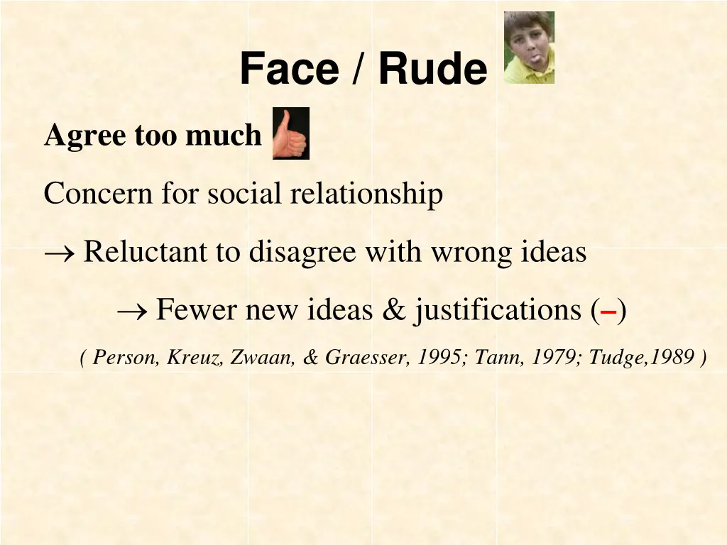 face rude 3