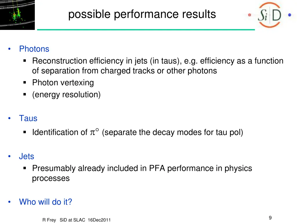 possible performance results