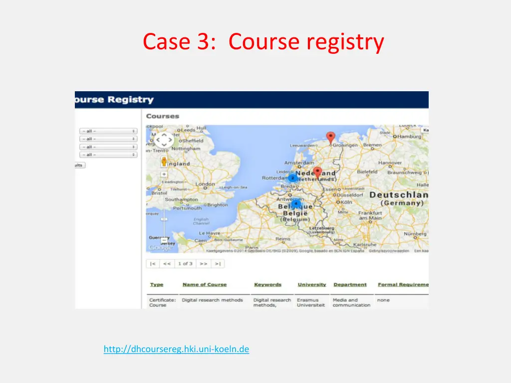 case 3 course registry