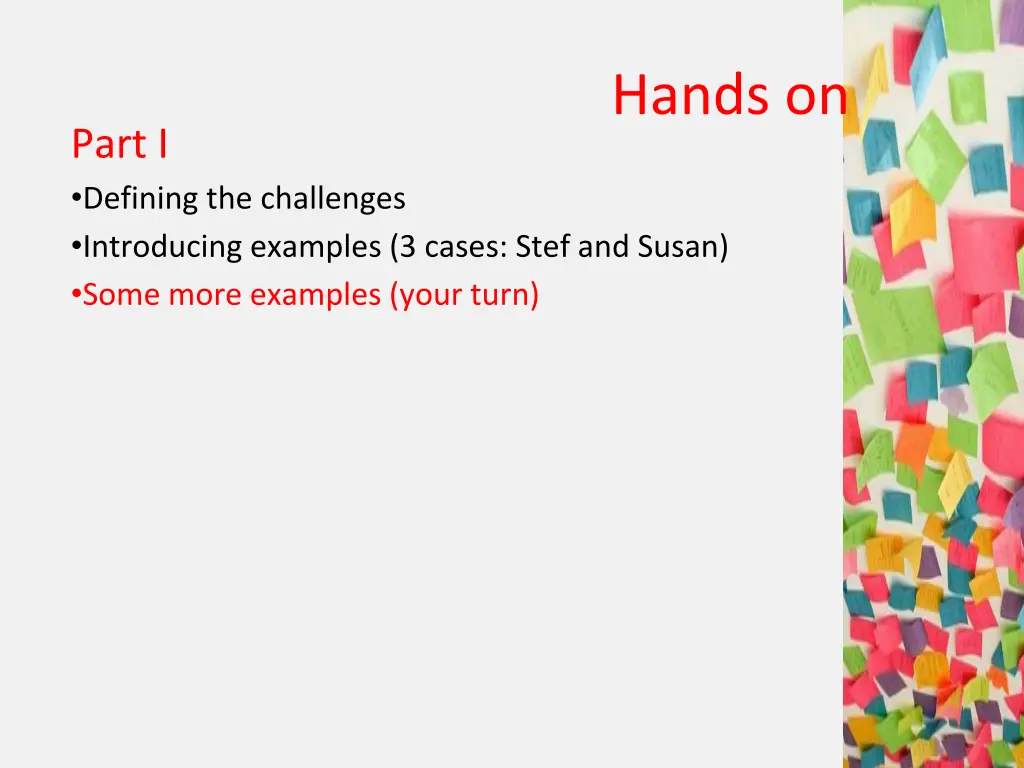 hands on 1