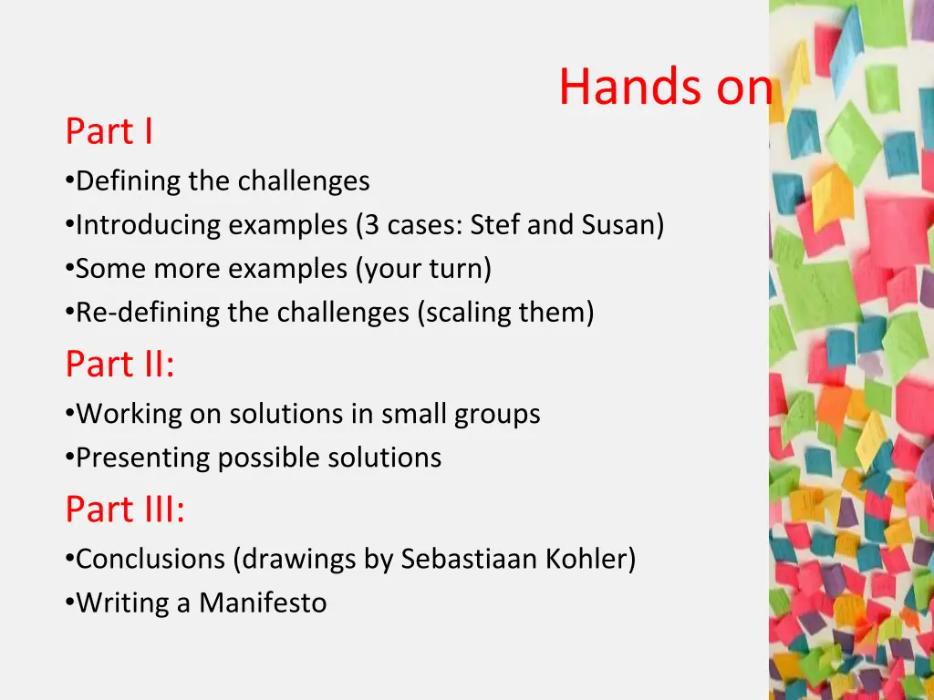hands on