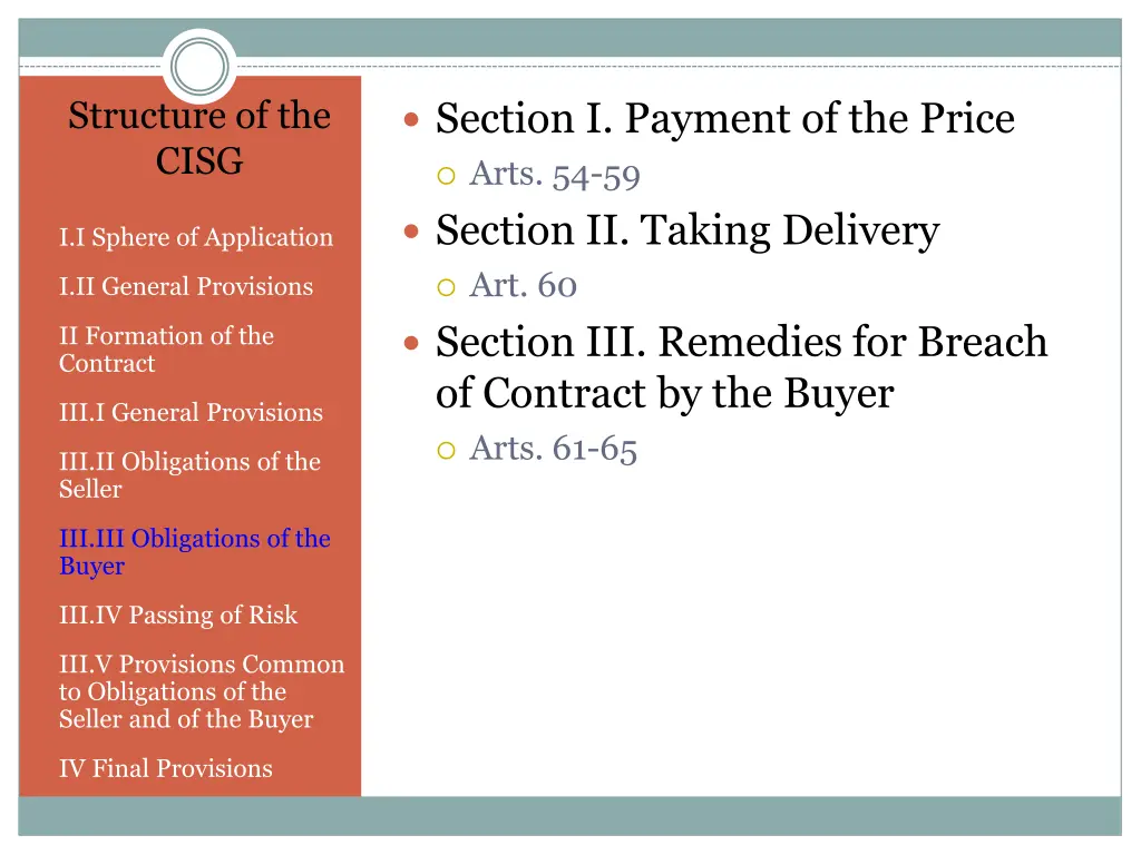 structure of the cisg 5