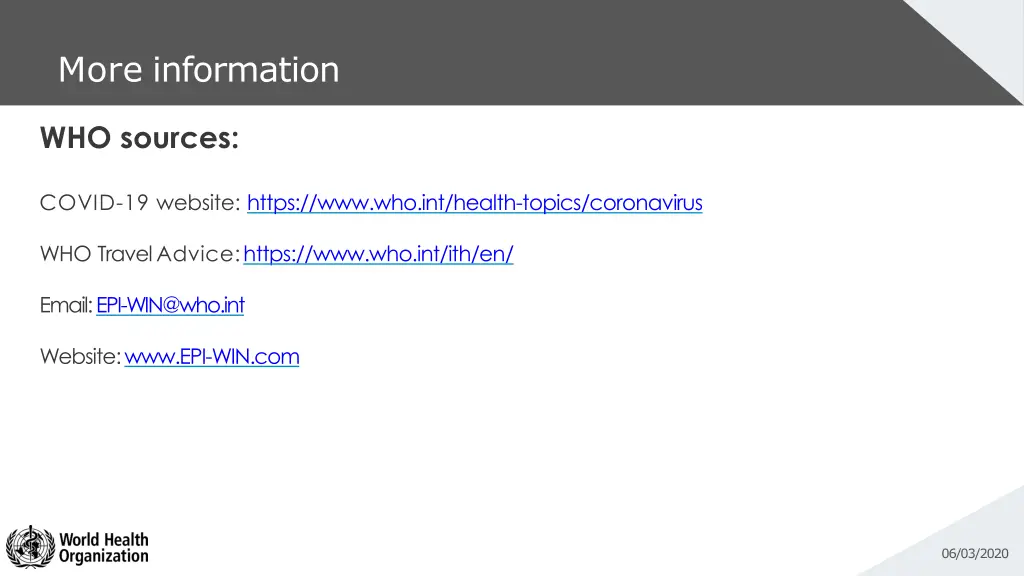 more information