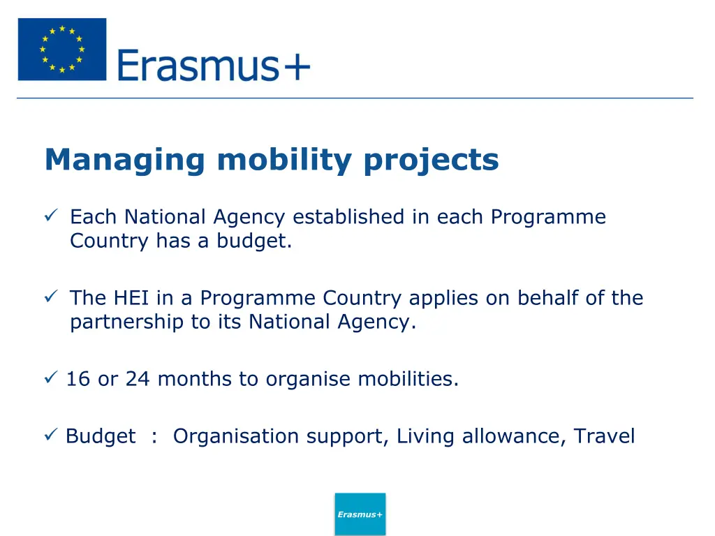 managing mobility projects