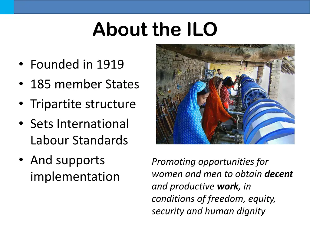 about the ilo