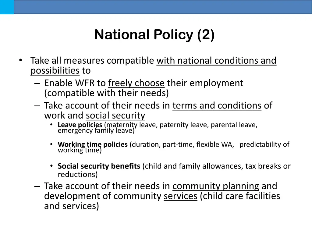 national policy 2