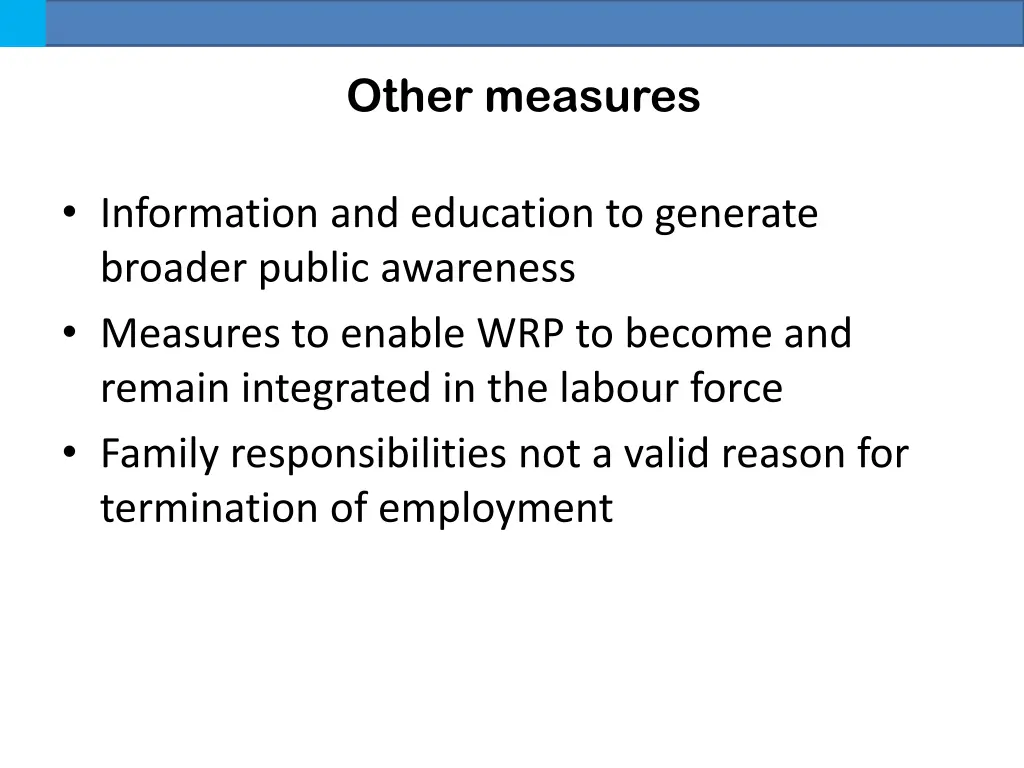 other measures