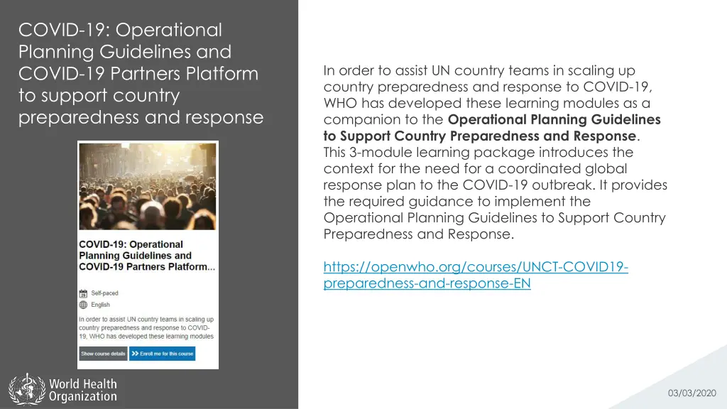 covid 19 operational planning guidelines