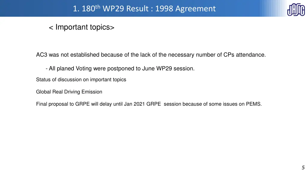 1 180 th wp29 result 1998 agreement