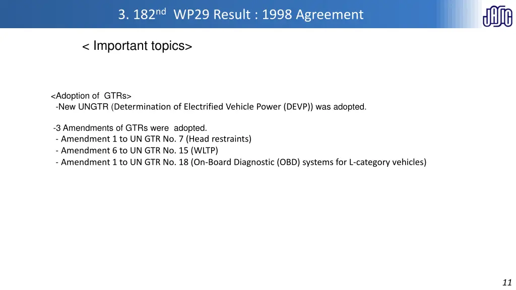 3 182 nd wp29 result 1998 agreement