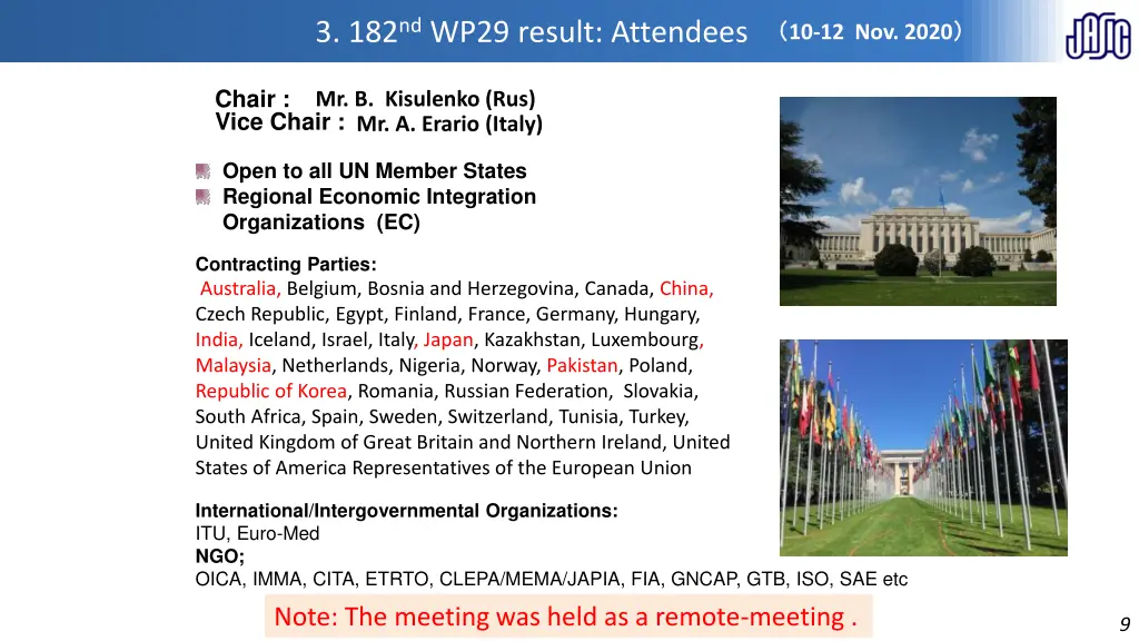 3 182 nd wp29 result attendees