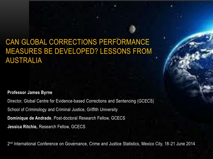 can global corrections performance measures