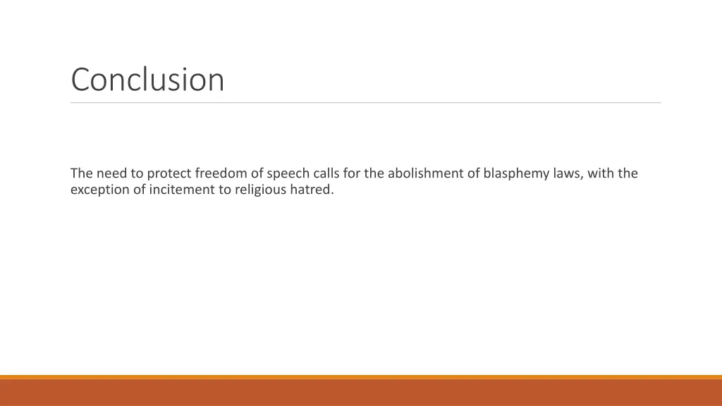 conclusion