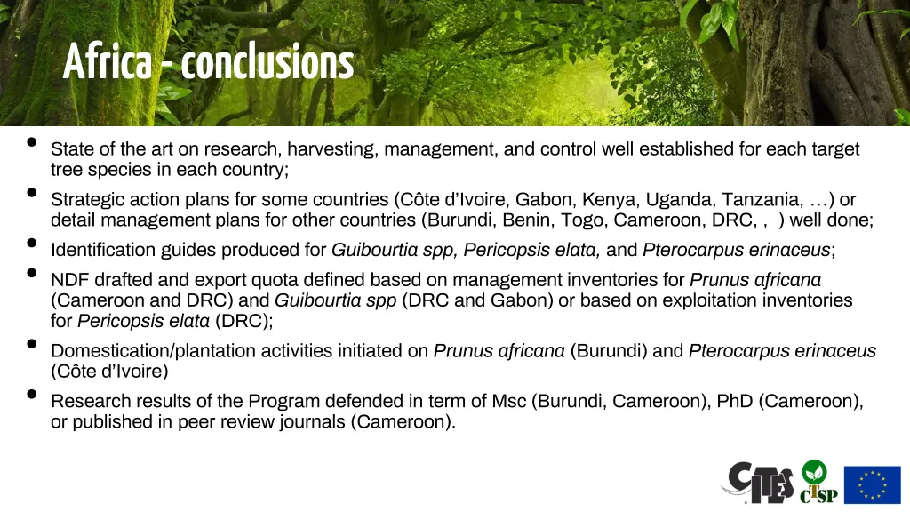 africa conclusions