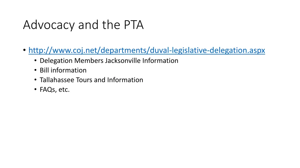 advocacy and the pta 2