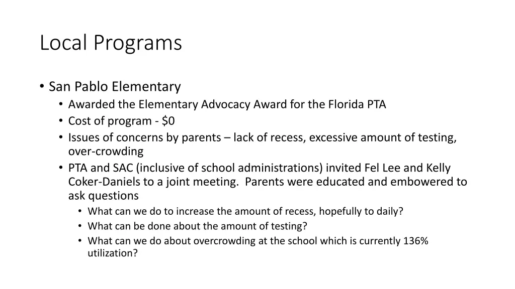 local programs 2