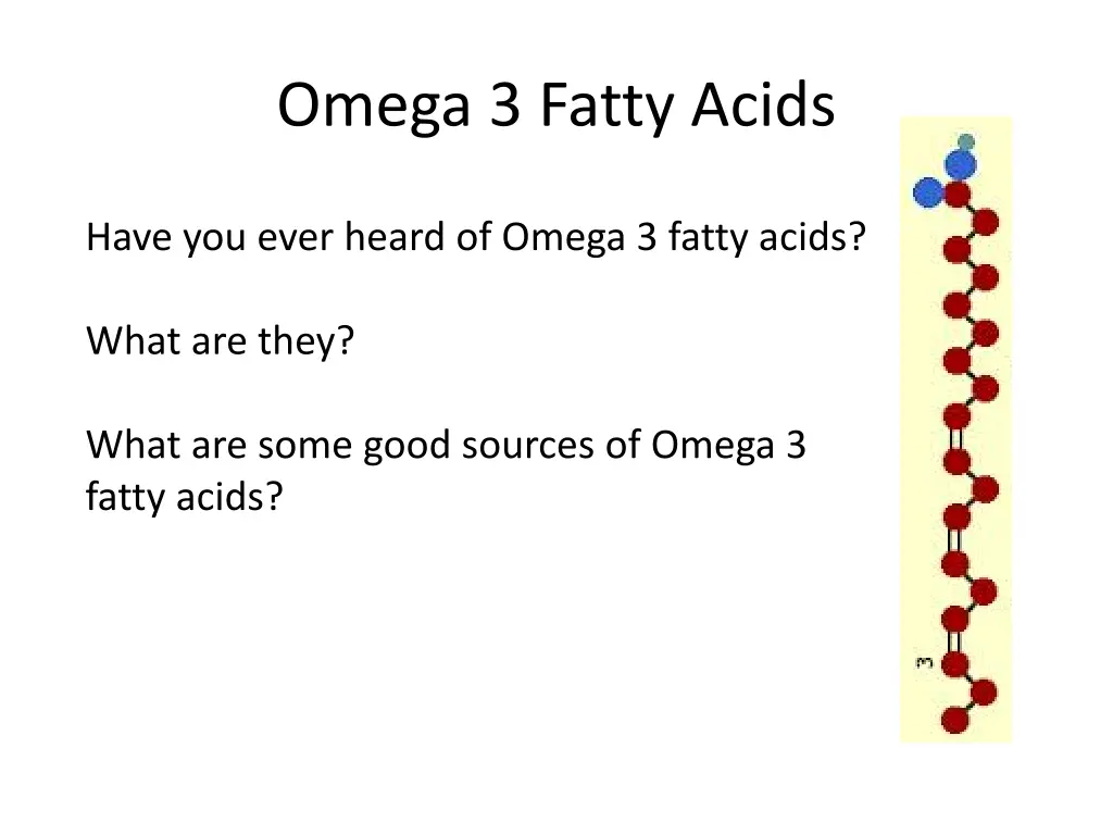 omega 3 fatty acids