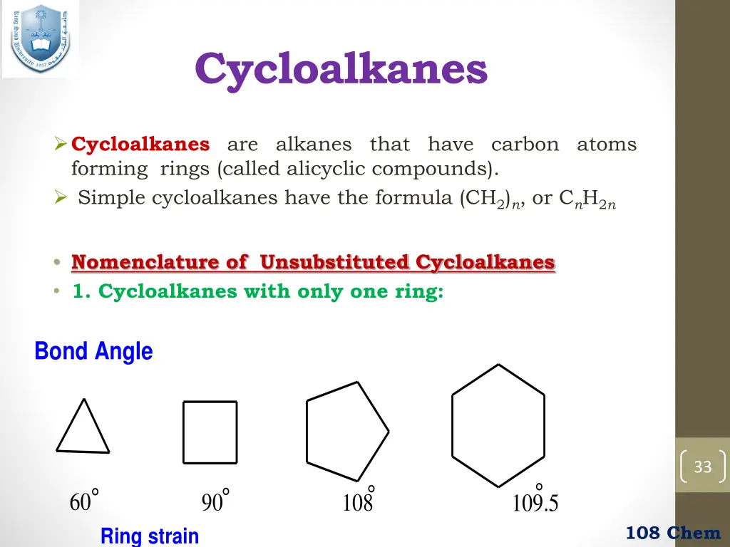 cycloalkanes