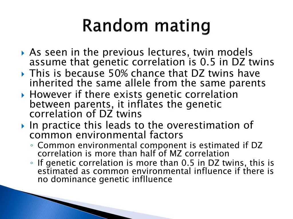 as seen in the previous lectures twin models