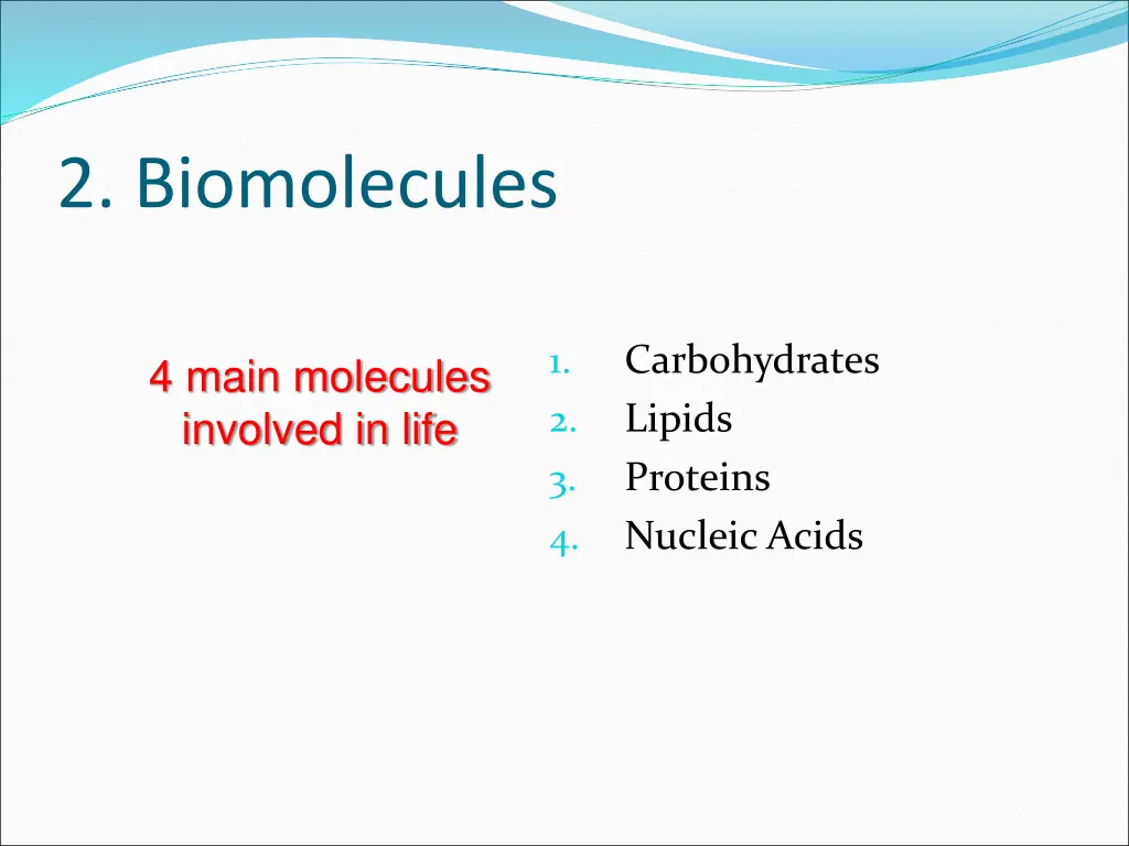 2 biomolecules
