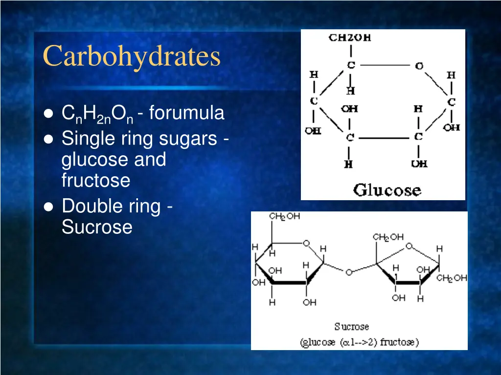 carbohydrates