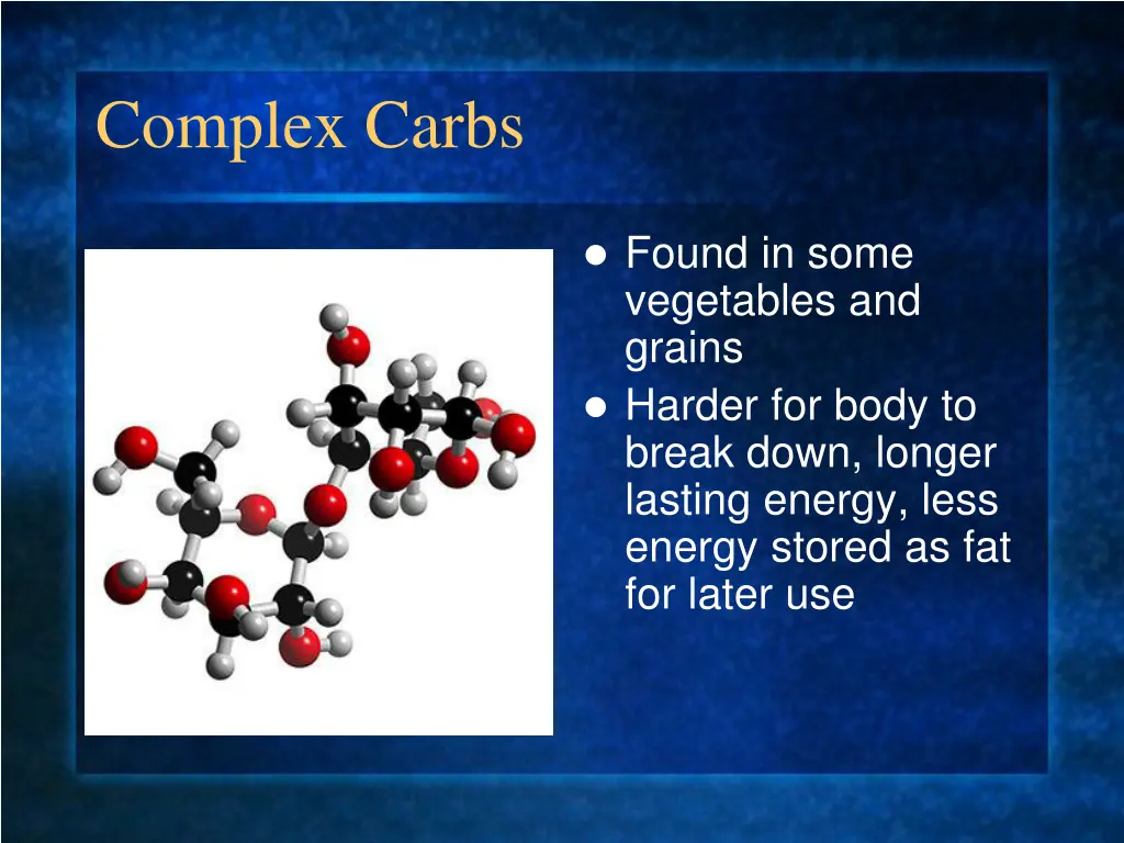 complex carbs