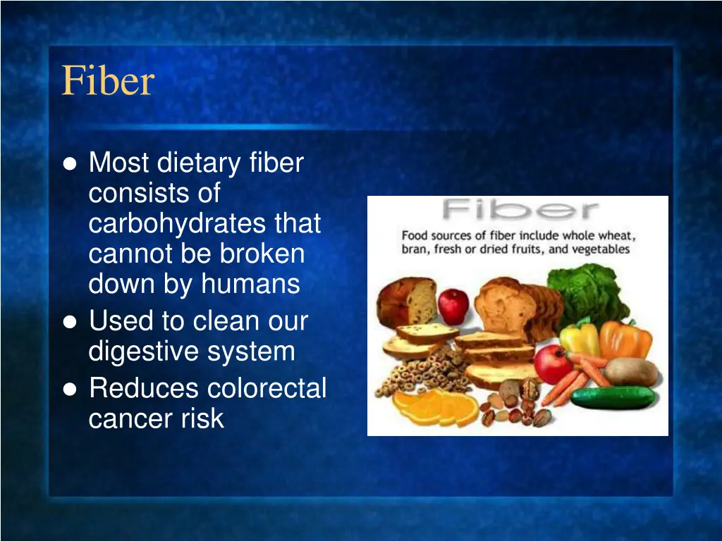 fiber