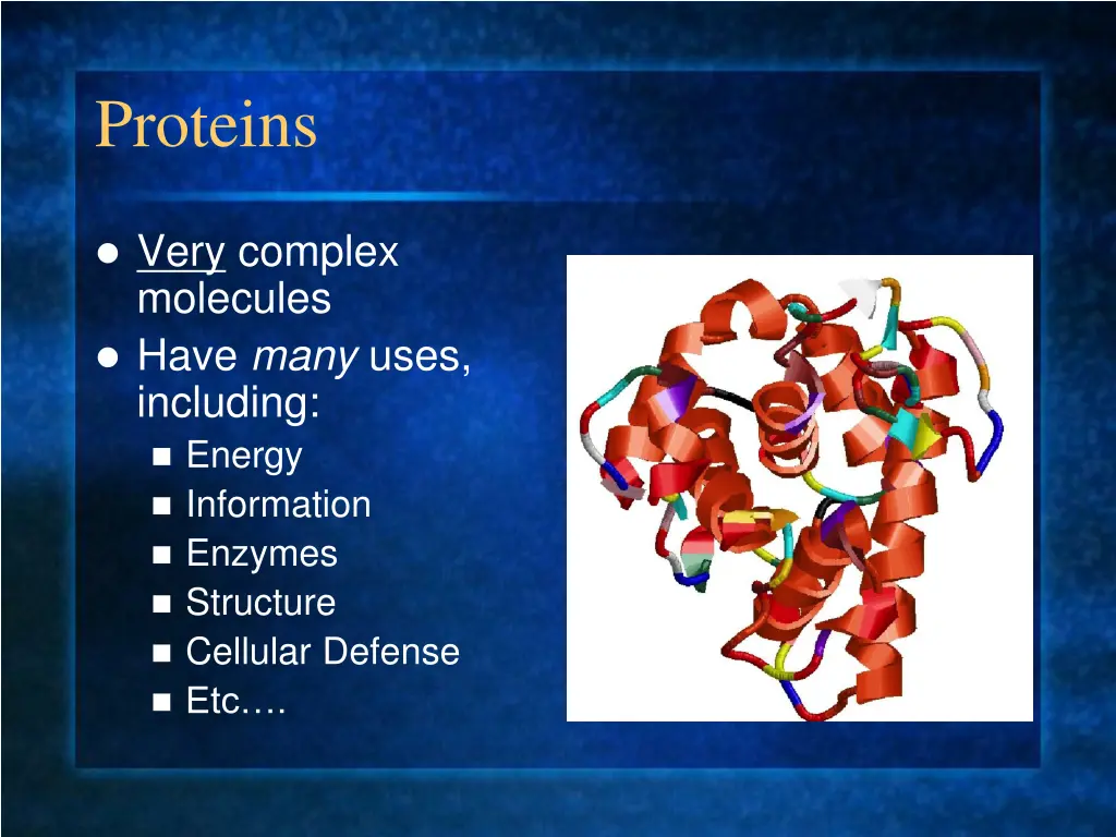 proteins