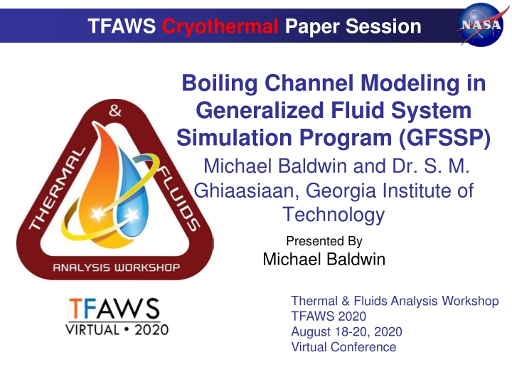 tfaws cryothermal paper session