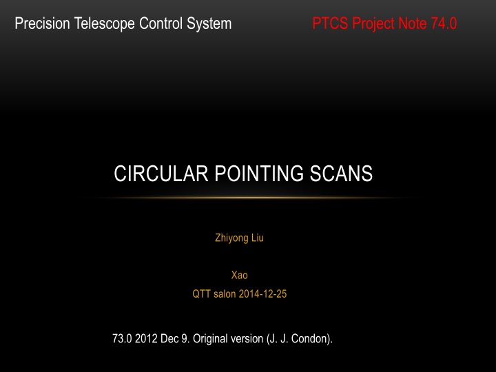 precision telescope control system