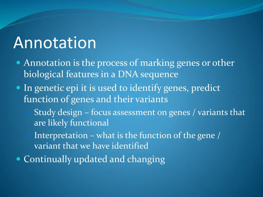 annotation