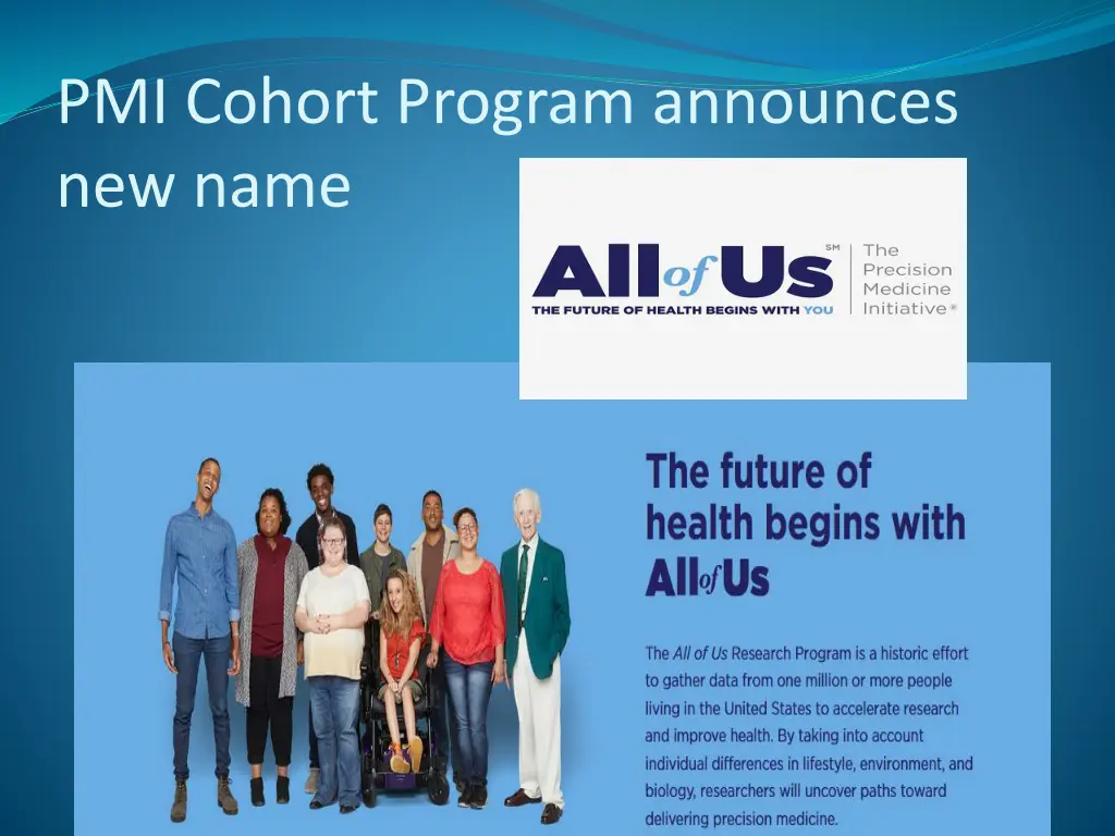 pmi cohort program announces new name