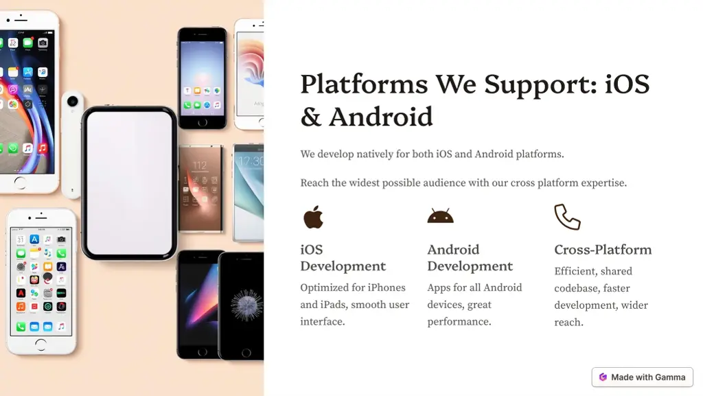 platforms we support ios android
